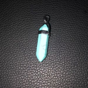 blue chakra crystal necklace